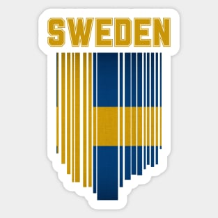 Sweden flag, swedish flag Sticker
